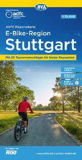 Fahrradkarte Stuttgart ADFC Regionalkarte Coverbild 2024